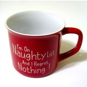 💚10 I'M ON NAUGHTY LIST - And I Regret Nothing! Christmas - Coffee Cup